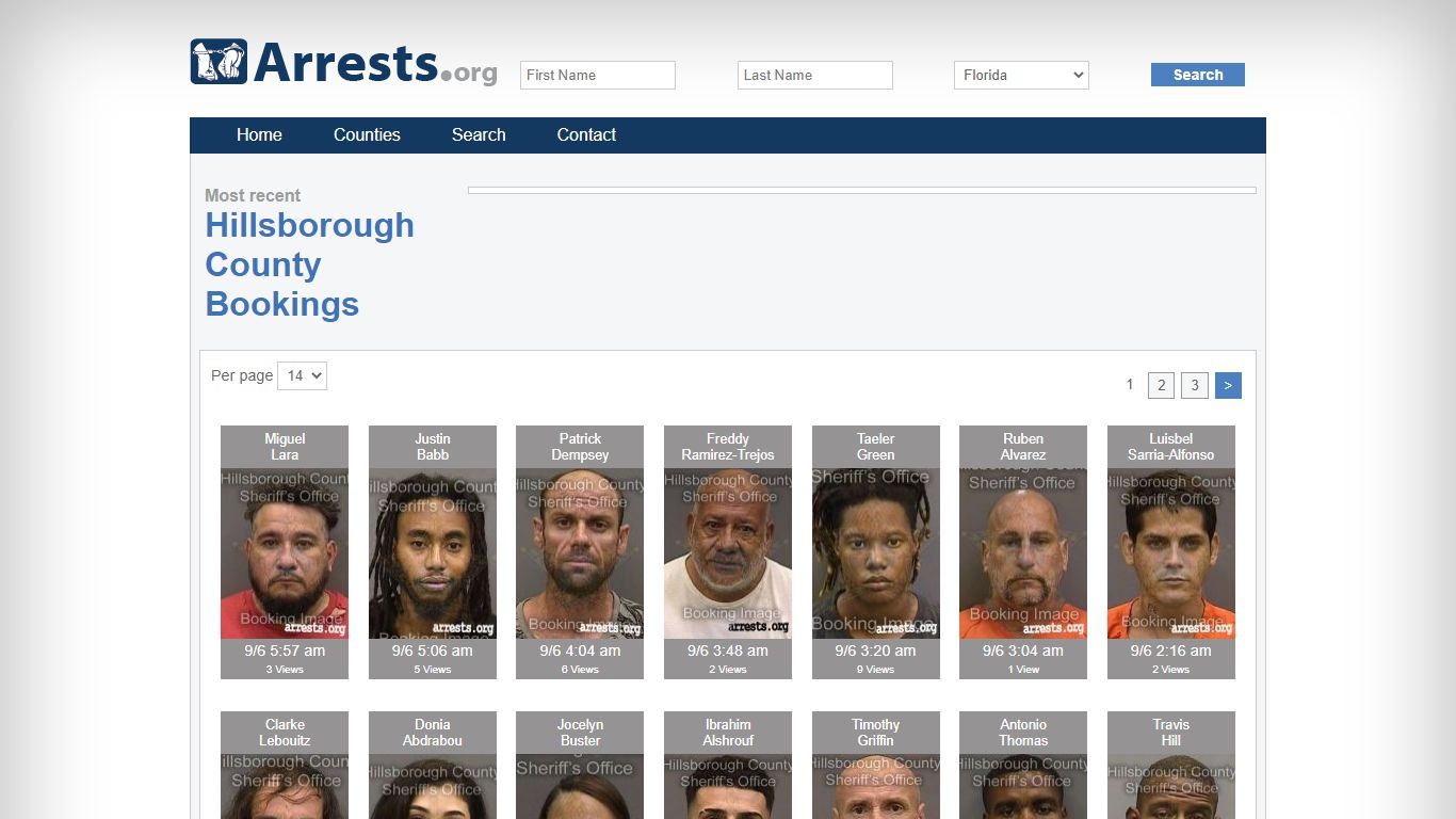 Hillsborough County Arrests and Inmate Search